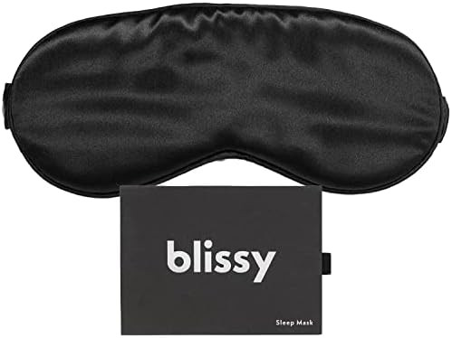 Blissy Silk Sleep Mask - Silk Eye Sleeping Mask for Women & Men for Total Blackout - Silk Eye Mas... | Amazon (US)