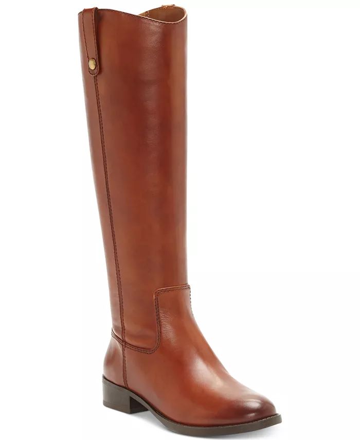 I.N.C. International Concepts Fawne Riding Leather Boots, Created for Macy's - Macy's | Macy's