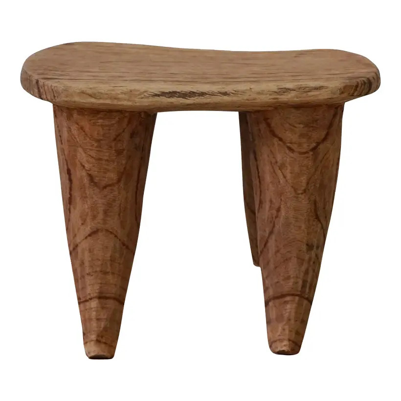 Grain Small Senufo Stool | Chairish