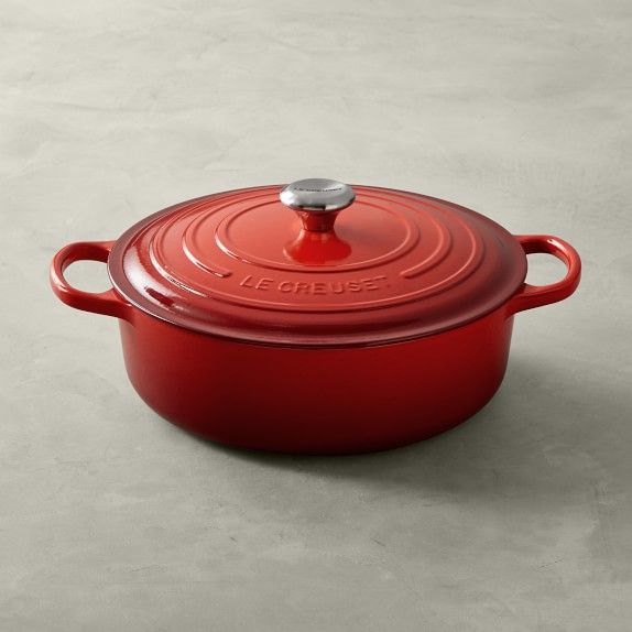 Le Creuset Signature Enameled Cast Iron Round Wide Dutch Oven, 6 3/4-Qt. | Williams-Sonoma