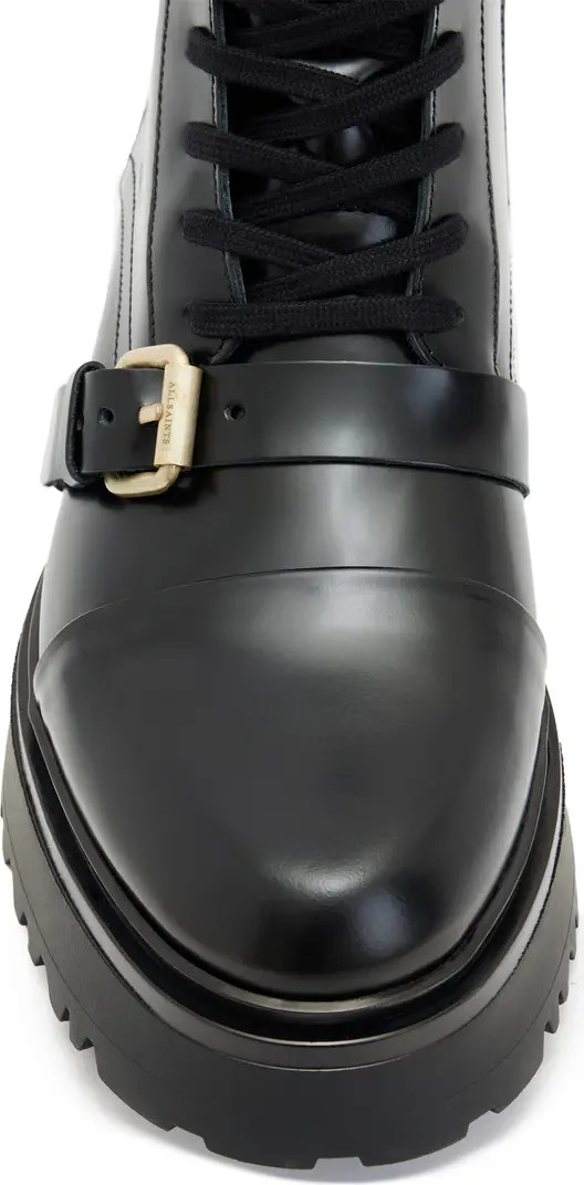 AllSaints Stellar Cap Toe Combat Boot (Women) | Nordstrom | Nordstrom