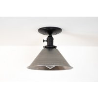 Black Light Fixture - Flush Mount Hallway Farmhouse Lighting Unique Lights Industrial Decor | Etsy (US)