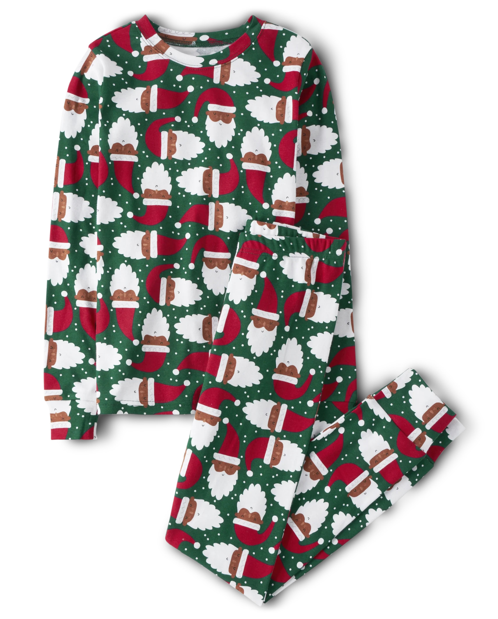 Unisex Kids Matching Family Santa Head Snug Fit Cotton Pajamas - spruceshad | The Children's Place