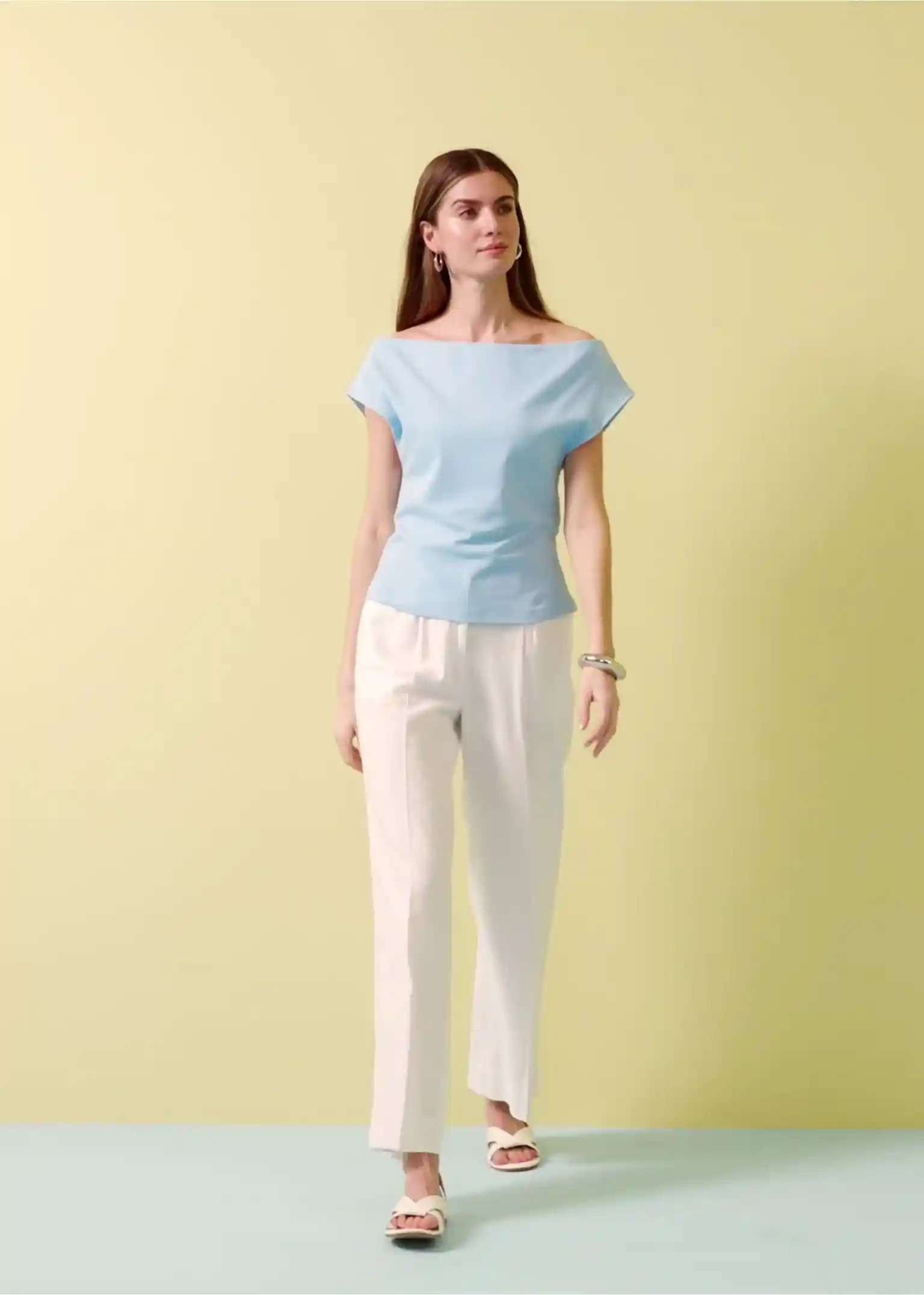Palazzo-Hose aus Leinen-Mix | Bonprix DE