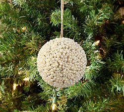 Pearl Beaded Ball Ornament | Pottery Barn (US)