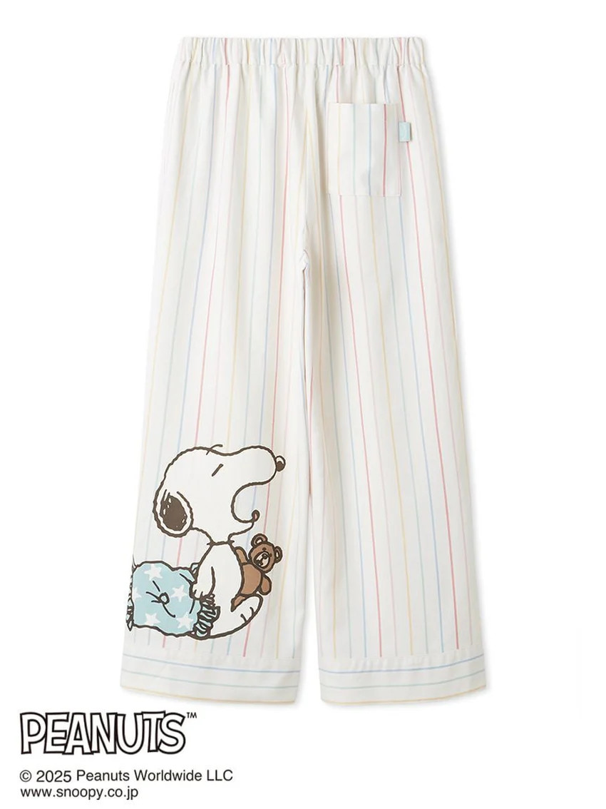[PEANUTS] Original Art Rainbow Stripe Flannel Pants | Gelato Pique