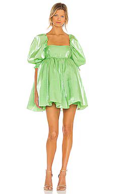 Selkie Puff Dress in Avocado from Revolve.com | Revolve Clothing (Global)