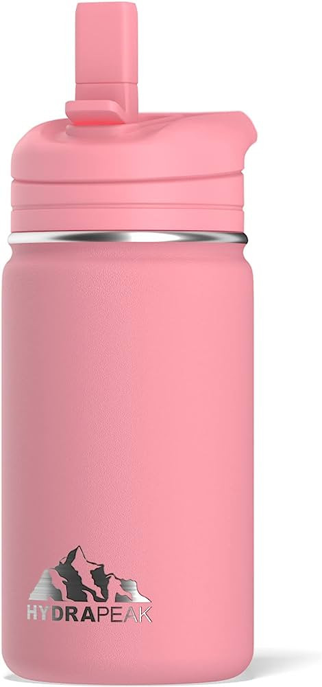 Hydrapeak Mini 14oz Kids Water Bottle with Straw Lid, Insulated Water Bottle Kids, Kids Water Bot... | Amazon (US)