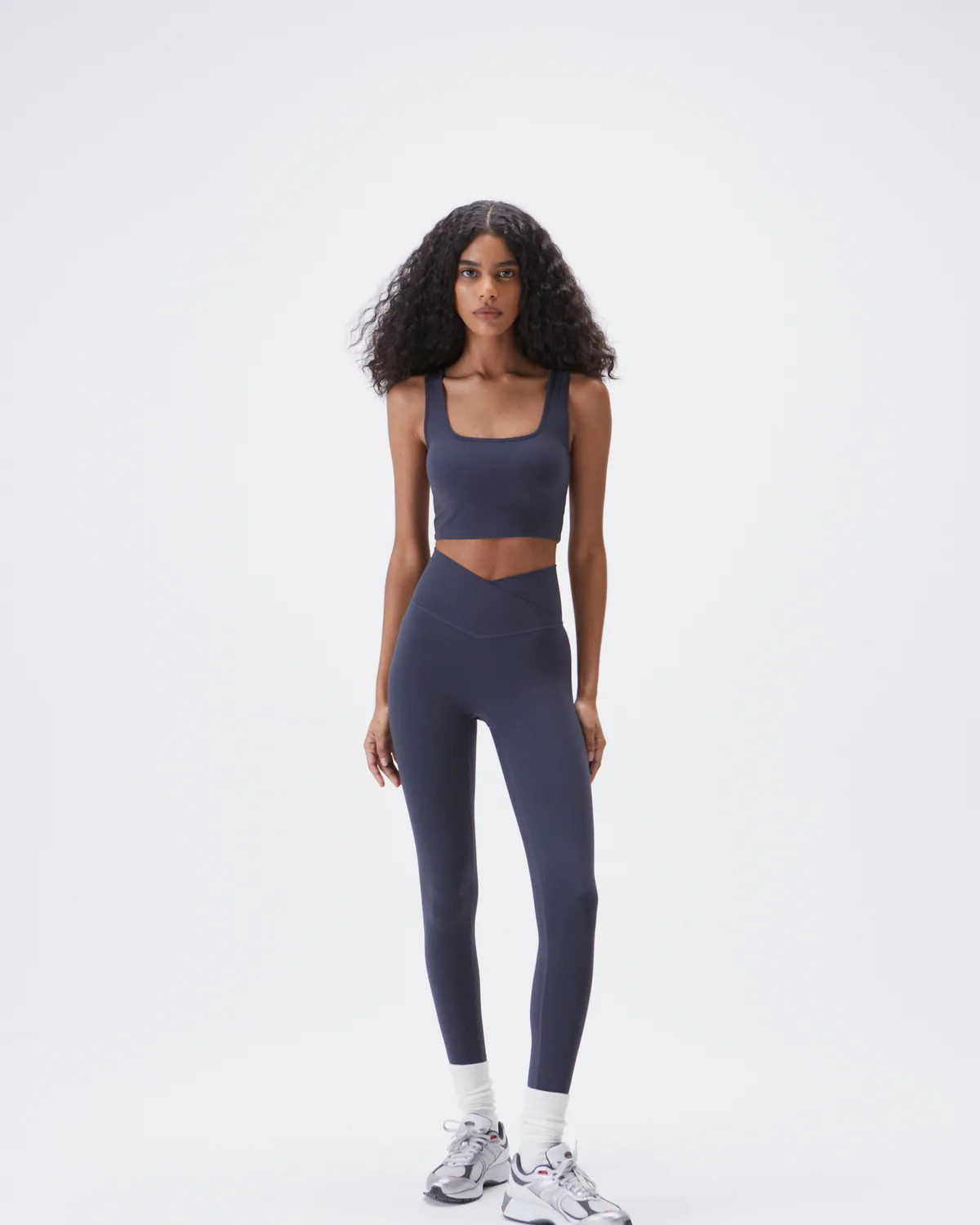 Ultimate Wrap Over Leggings - Midnight Blue | Adanola UK