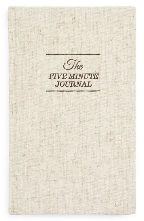 INTELLIGENT CHANGE The Five Minute Journal in Oat at Nordstrom | Nordstrom
