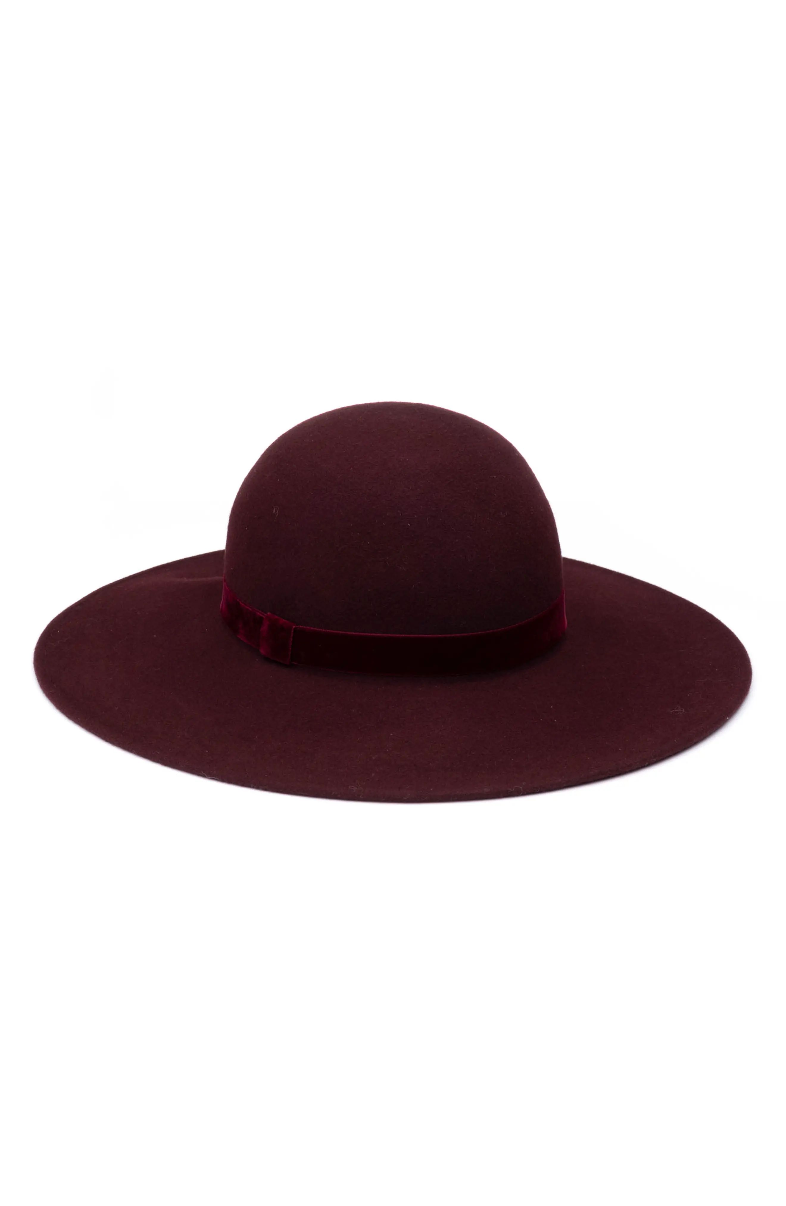 Women's Eugenia Kim Honey Floppy Wool Felt Hat - Purple | Nordstrom