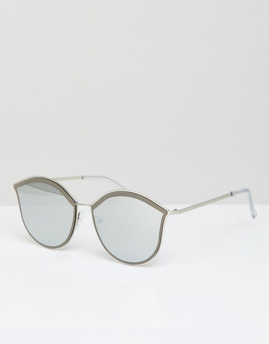 Jeepers Peepers round sunglasses in silver - Silver | ASOS US