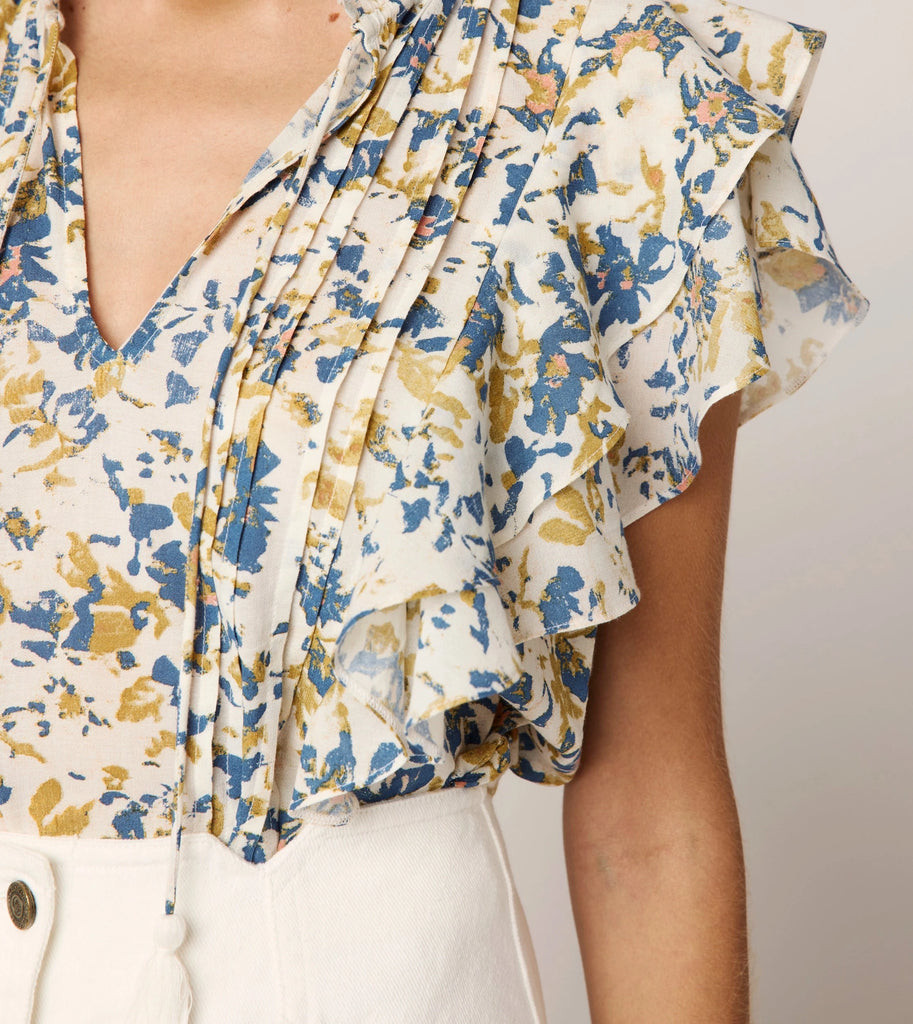Arista Blouse | Carina Print | Cleobella