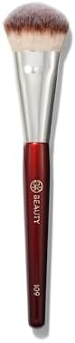 BK BEAUTY 109 Mini Contoured Foundation Brush for Liquid & Cream | Amazon (US)