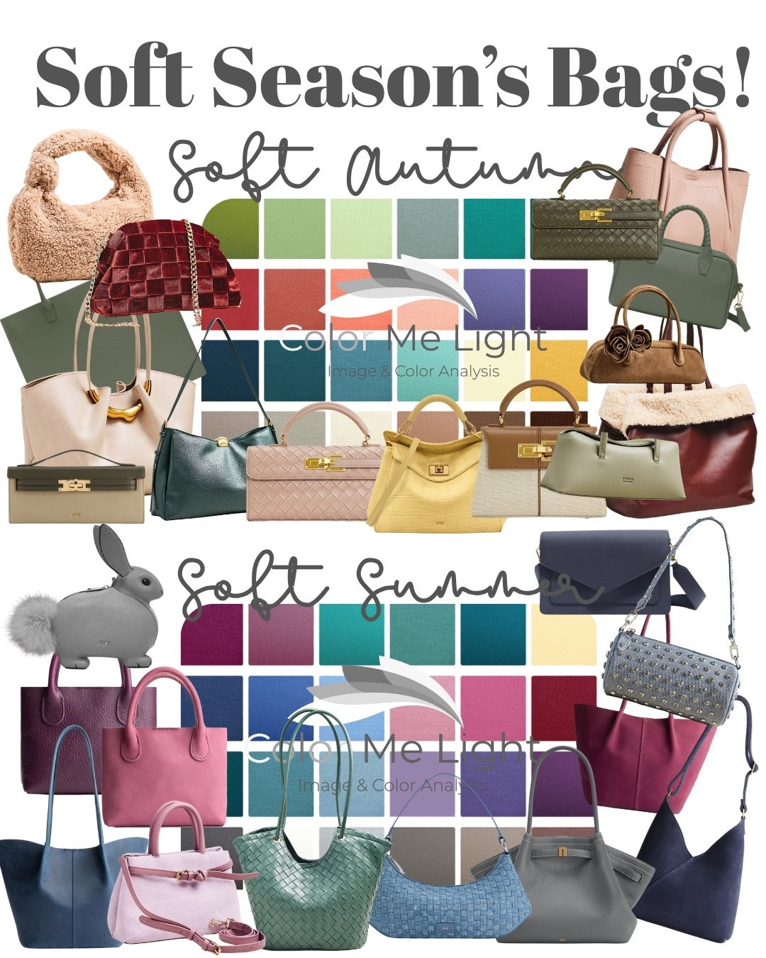 Soft seasons bags! #coloranalysis

#LTKgrwm #LTKootd #LTKGiftGuide