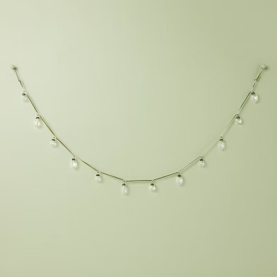 6' Mini Glass Ornament Decorative Christmas Garland - Hearth & Hand™ with Magnolia | Target