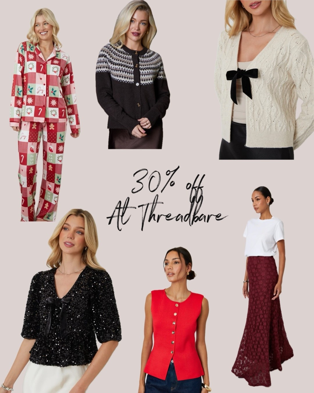 Some of my picks from the Black Friday 30% off at Threadbare Women’s pieces 

#LTKfestive #LTKuk #LTKCyberWeek