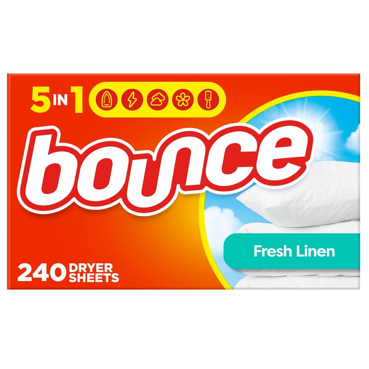 Bounce Fresh Linen Fabric Softener Dryer Sheets - 240ct | Target