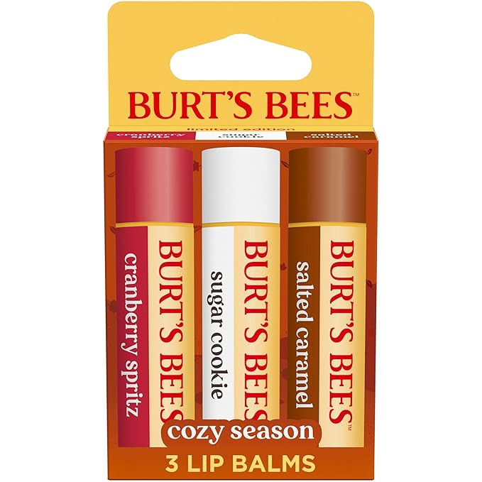 Burt's Bees Stocking Stuffers, Cozy Season Lip Balm Set for Christmas Gifts, With Responsibily So... | Amazon (US)
