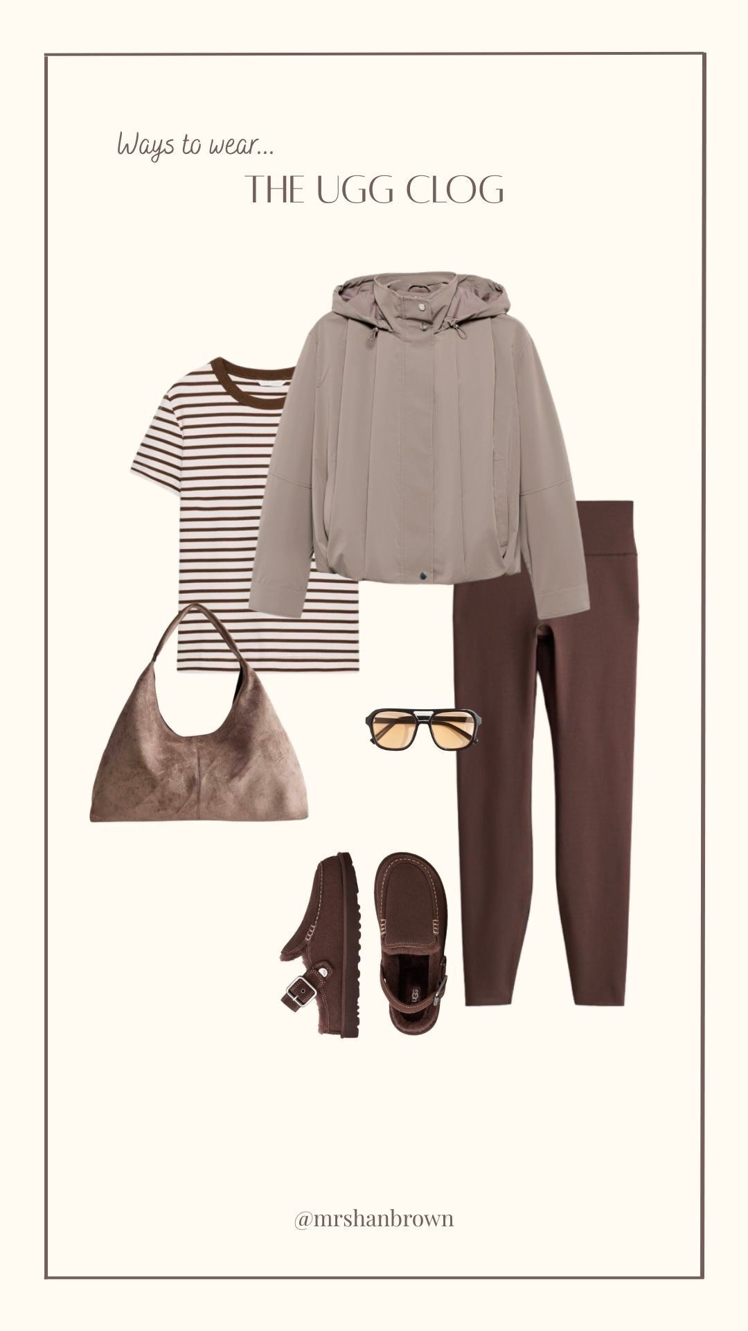 Styling the chocolate brown UGG clogs 🤎

Ootd, autumn outfit, transitional outfit, leggings, autumn jacket, rainy day outfit, stripes

#LTKuk #LTKautumn #LTKshoes