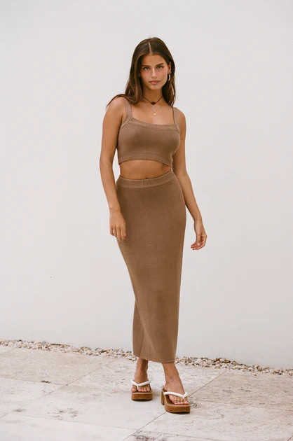 Nooa Skirt - Mocha | SABO SKIRT (Global)