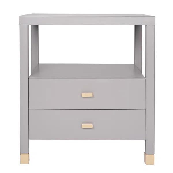 Munsell 2 - Drawer Solid Wood Nightstand | Wayfair North America