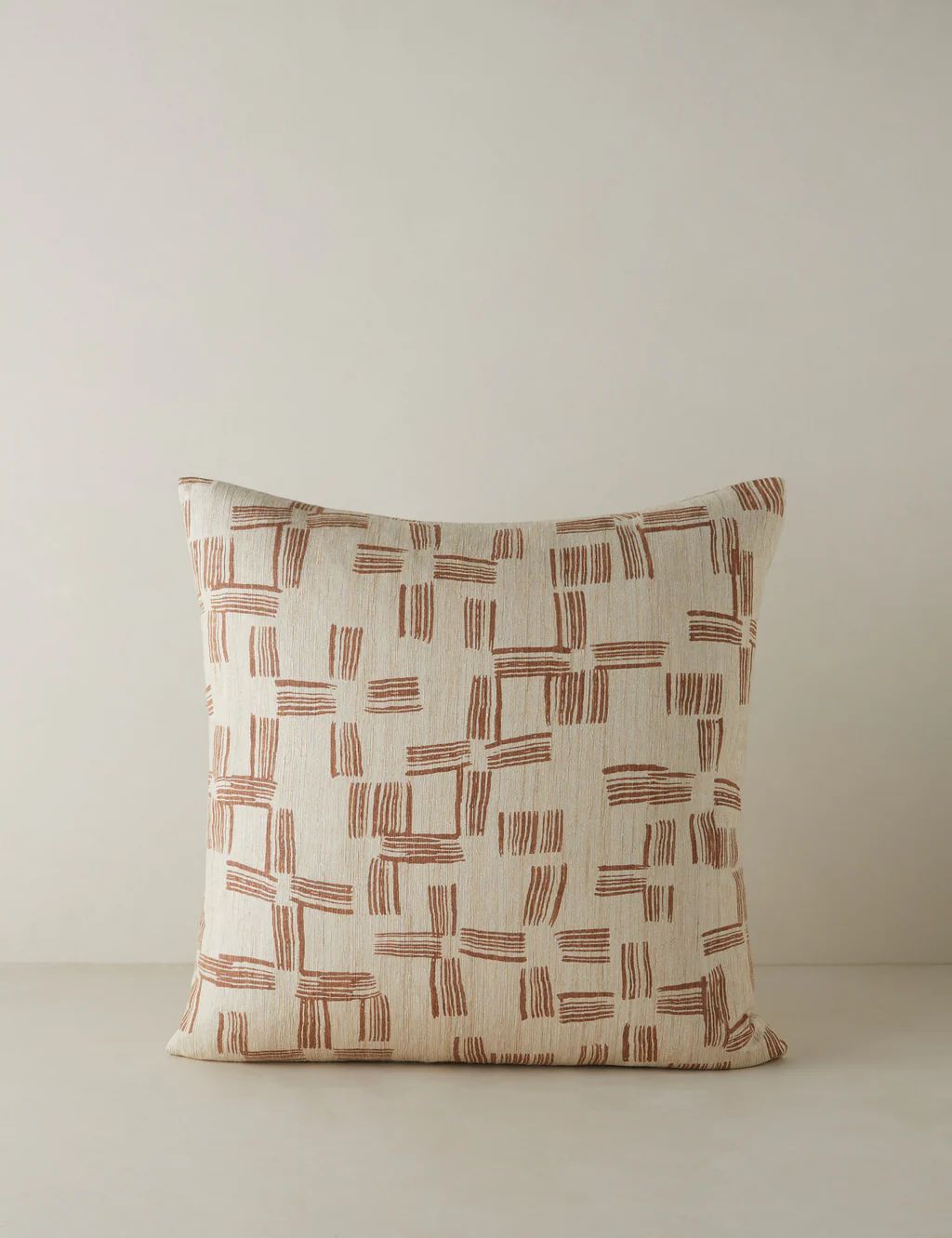 Crossmarks Silk Pillow | Lulu and Georgia 
