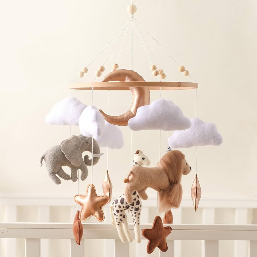 Baby Mobile for Crib, Baby Crib Mobile for Boys Girls, Baby Mobile for Bassinet, Boho Nursery Mob... | Amazon (US)