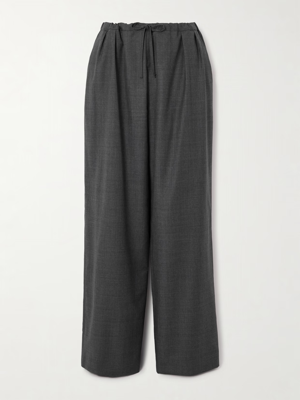Loulou de Saison - Cove Wool Straight-leg Pants - Gray | NET-A-PORTER (US)