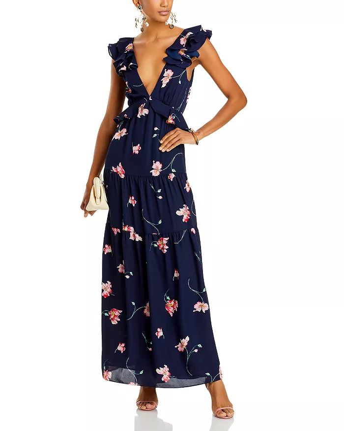 AQUA Ruffled Maxi Dress - 100% Exclusive Women - Bloomingdale's | Bloomingdale's (US)