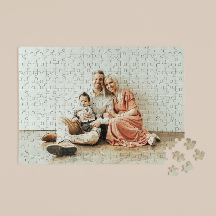 "The Big Picture" - Customizable 252-piece Custom Puzzle in White by Minted Custom. | Minted