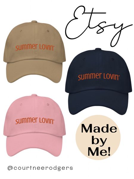 Shop my hats on Etsy! All designs are made by me! 🫶🏻🩷 Always FREE SHIPPING!! 👏🏻 P.S. all hats come in a variety of colors! ➡️ Etsy Shop: PersonallyStyledFun (@courtneerodgers)

Hats, Etsy, summer fashion, baseball caps, trucker hats, spring outfits, spring fashion 

#LTKsalealert #LTKfindsunder100 #LTKstyletip