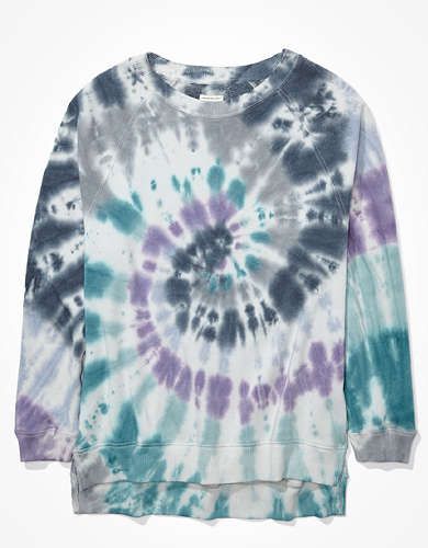 AE Forever Oversized Crew Neck Sweatshirt | American Eagle Outfitters (US & CA)