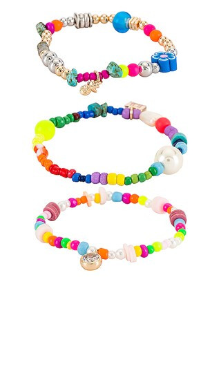 Hyeres Bracelet Set in Multi | Revolve Clothing (Global)