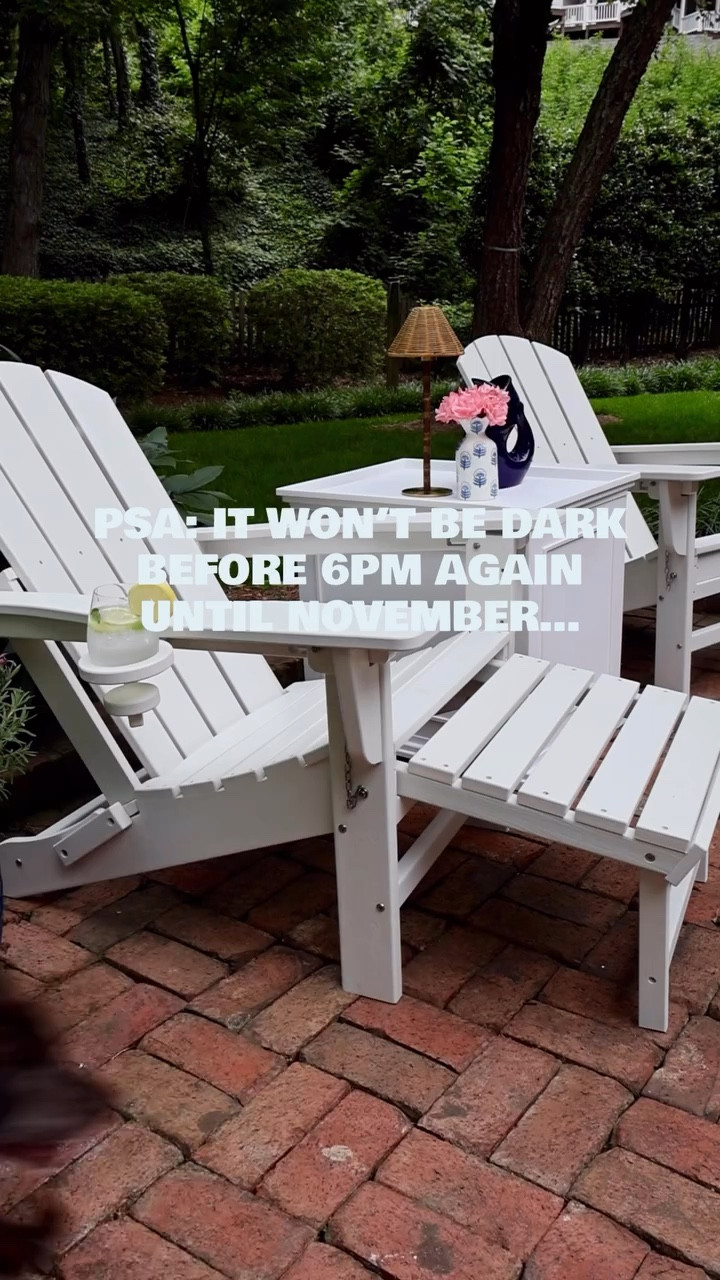 My favorite time of year is here - DAYLIGHT SAVINGS! There is just something about a longer day that makes me so much happier ☀️

Celebrating with my favorite patio finds from Amazon! We bought these all last year so I can confirm they hold up to the elements.



Amazon Finds, Amazon Home, Decor, Preppy, Grandmillennial, Blue and White Decor, Traditional Home Decor, Outdoor Furniture, Patio Furniture

#LTKHome #LTKSeasonal