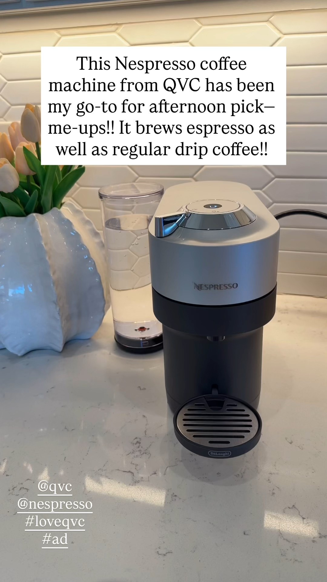 This Vertuo Pop+ has become my  favorite part of the morning!! This all-in-one system brews espresso and fresh drip coffee at the touch of a button!! As an added bonus, it comes bundled with a 12-capsule welcome set, and a voucher for five coffee sleeves (50 capsules) to get you started! If you’re a new QVC shipper, you can save $10 off  right now on orders over $25 with code WELCOME10! #ad #LoveQVC @nespresso @qvc

#LTKHome #LTKdayinmylife #LTKgrwm