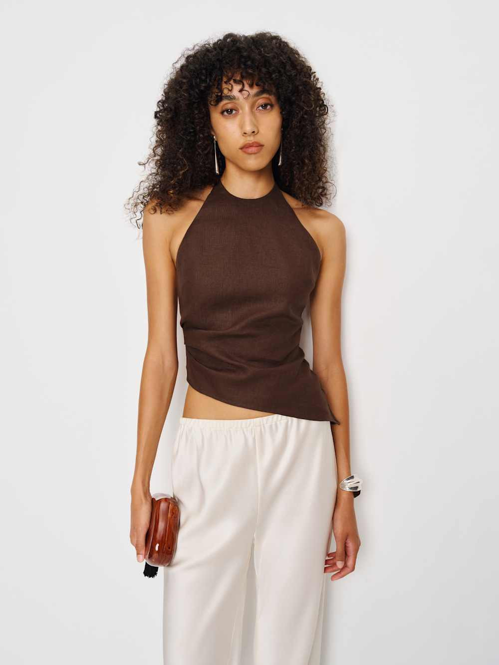 Reese Linen Top | Reformation (Global)