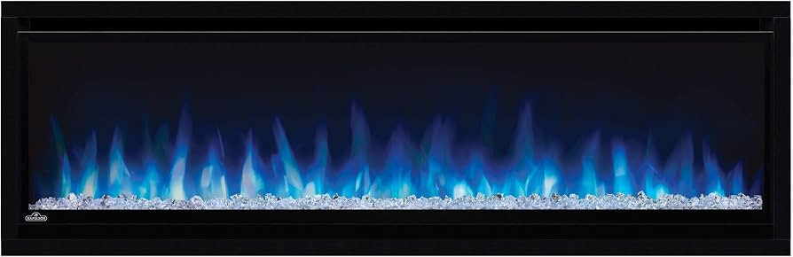 Napoleon Alluravision 50 - NEFL50CHS - Slimline, Wall Hanging Electric Fireplace, 50-in, Black, C... | Amazon (US)