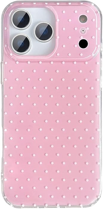 QLTYPRI Cute Phone Case for iPhone 17 Pro Max Case Polka Dot Fashion Aesthetic Design for Women G... | Amazon (US)