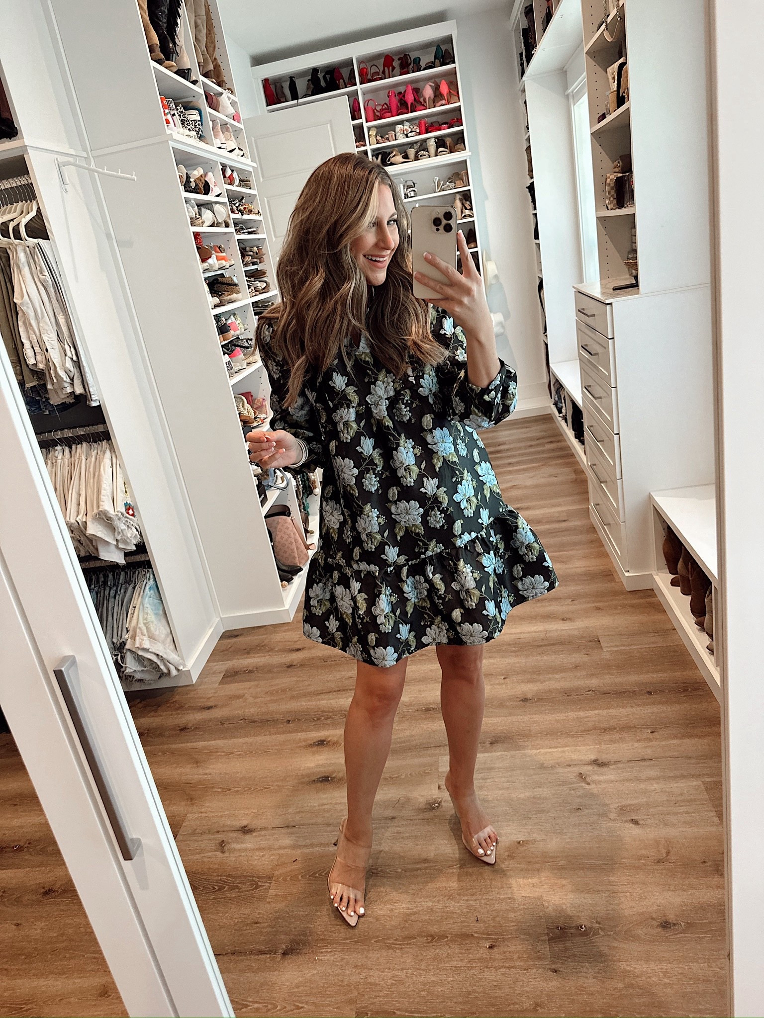 Fall wedding season is here. Chic Amazon dresses in rich fall colors that are perfect for weddings and every special occasion. 

In a medium floral long sleeve ruffle hem dress, clear heels and accessories - fits tts.

shop dandy, date night outfit, wedding guest outfit, amazon, budget friendly, designer inspired


#LTKWedding #LTKSeasonal #LTKFindsUnder50