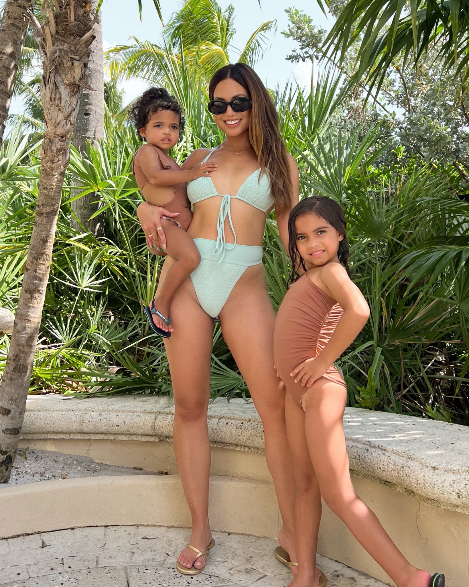 End of summer swim for mommy and minis! All part of my collection with @kyaswim! 

#LTKtravel #LTKSeasonal #LTKswim