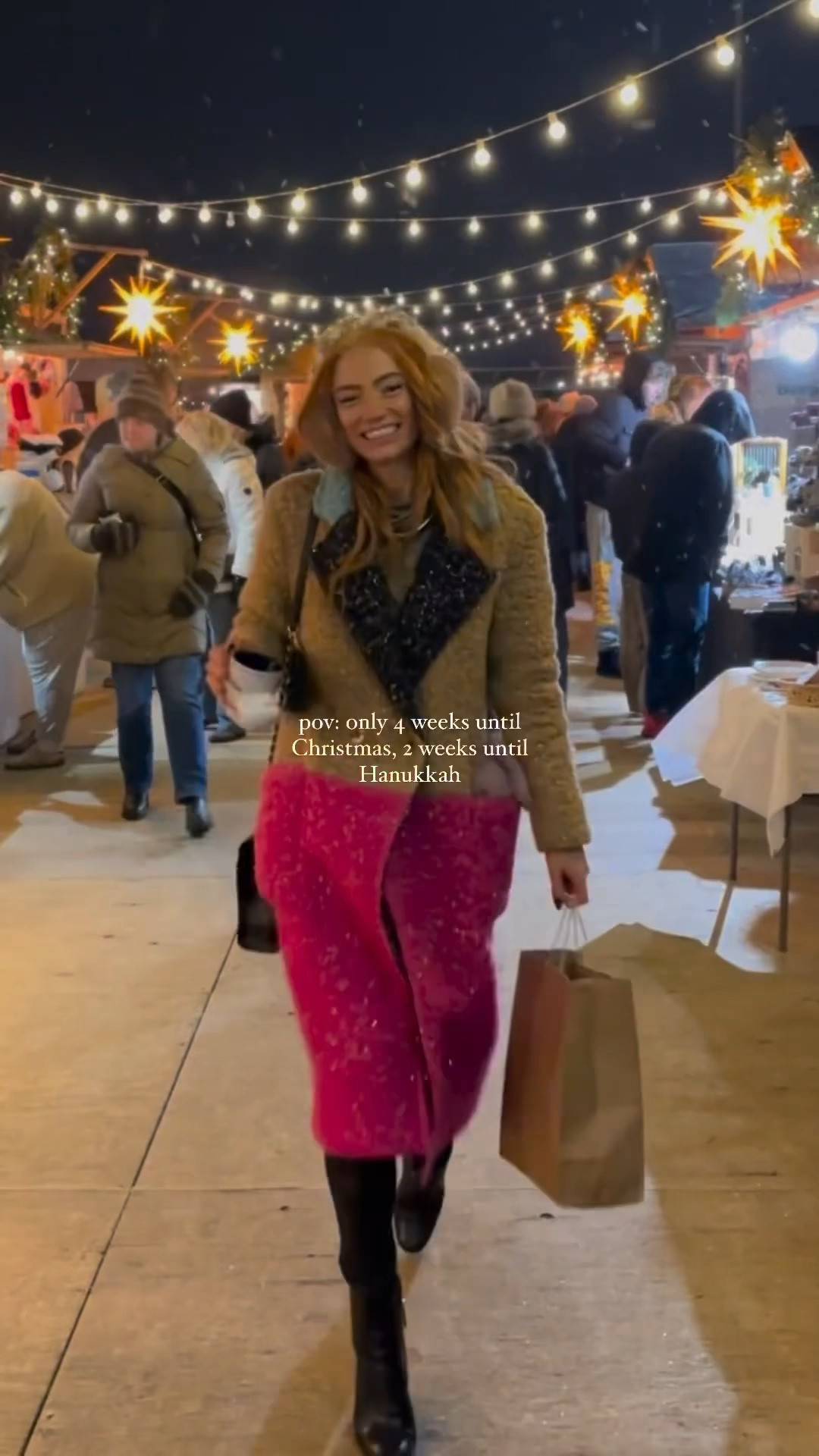 Christmas is almost here! Holiday fashion coat - limited edition! ✨💚🌲🎿🍸

VILAGALLO Color blocked Wool Pink, Blue, and Brown Pea Coat with Golden Lurex Shine (USA S/2)  (SPAIN 36) 

SIZE: Runs Large 
36 in spain is a Size 2 USA - Could fit a larger size 

MATERIAL: Italian wool blend, faux fur coat with golden lurex.

Long midi crossed multicolor 
Front patch pockets - very deep! Don't even need a purse 

Golden double button front closure. 
Printed cute artist lining. 

DESIGNED: Spain and Italy, Madrid and Piacenza
MADE IN: Europe

Vilagallo stores in Spain. Known for its vibrant colours, patterned silks and originality that are recognized and chosen by influential women around the world.

Each collection has a limited number of unique and unrepeatable fashion pieces. 

#LTKeurope #LTKHoliday #LTKGiftGuide