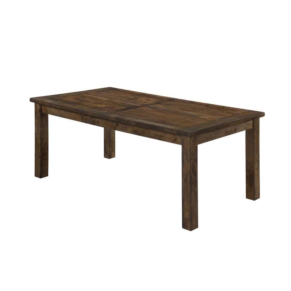 Coaster Company Coleman Rustic Dining Table, Rustic Golden Brown | Walmart (US)