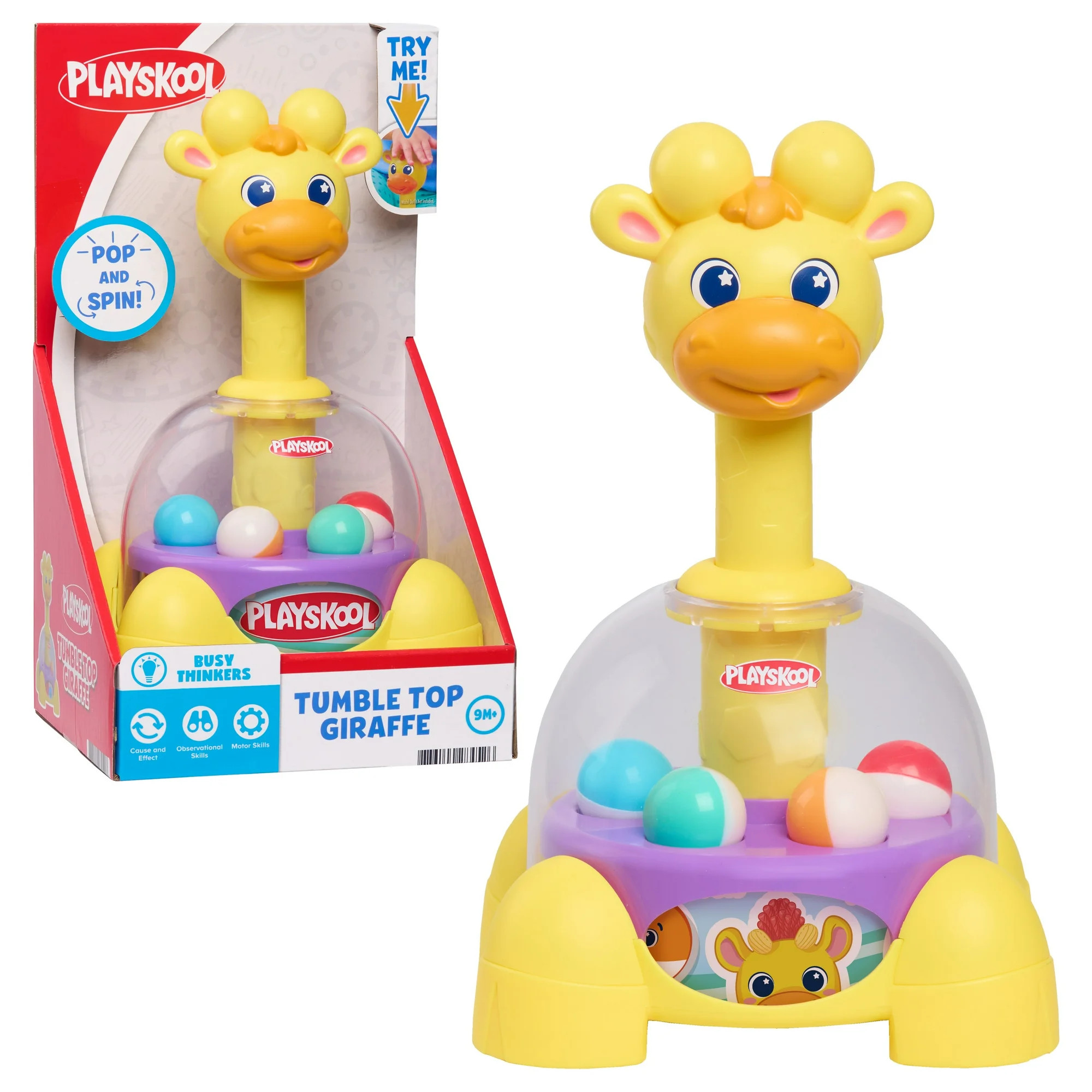 Playskool Tumble Top Giraffe Interactive Toy with Sounds, Toddlers Ages 18 Months and up | Walmart (US)