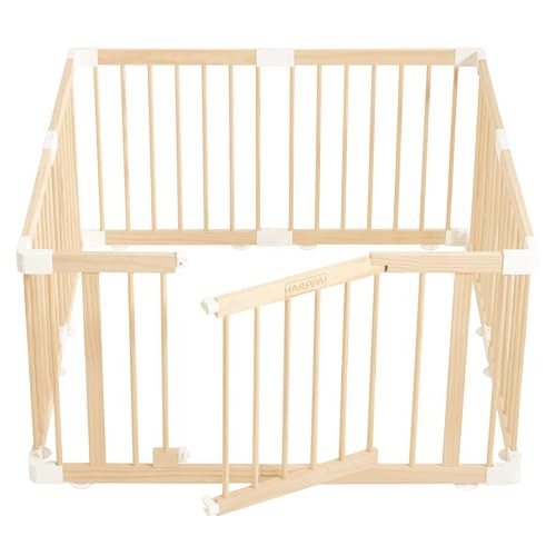 HARPPA Baby Gate Playpen Baby Fence for Babies and Toddlers Play Yards for Play Area (45.66x45.66x24 inches) | Amazon (US)