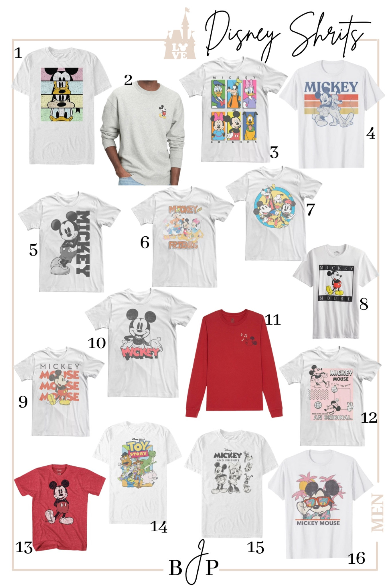 Disney shirts for men! Check out ByJenniferPrice.com for the full list! 

#LTKtravel #LTKmens #LTKunder50