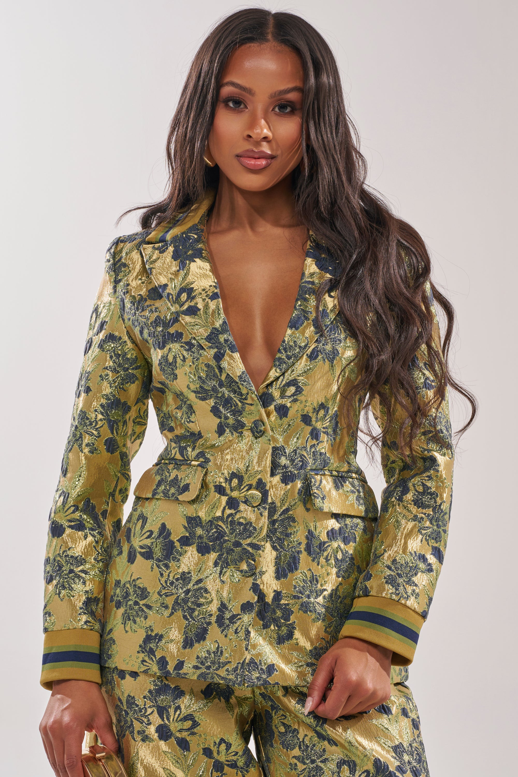 HARLOW BROCADE BLAZER | AKIRA