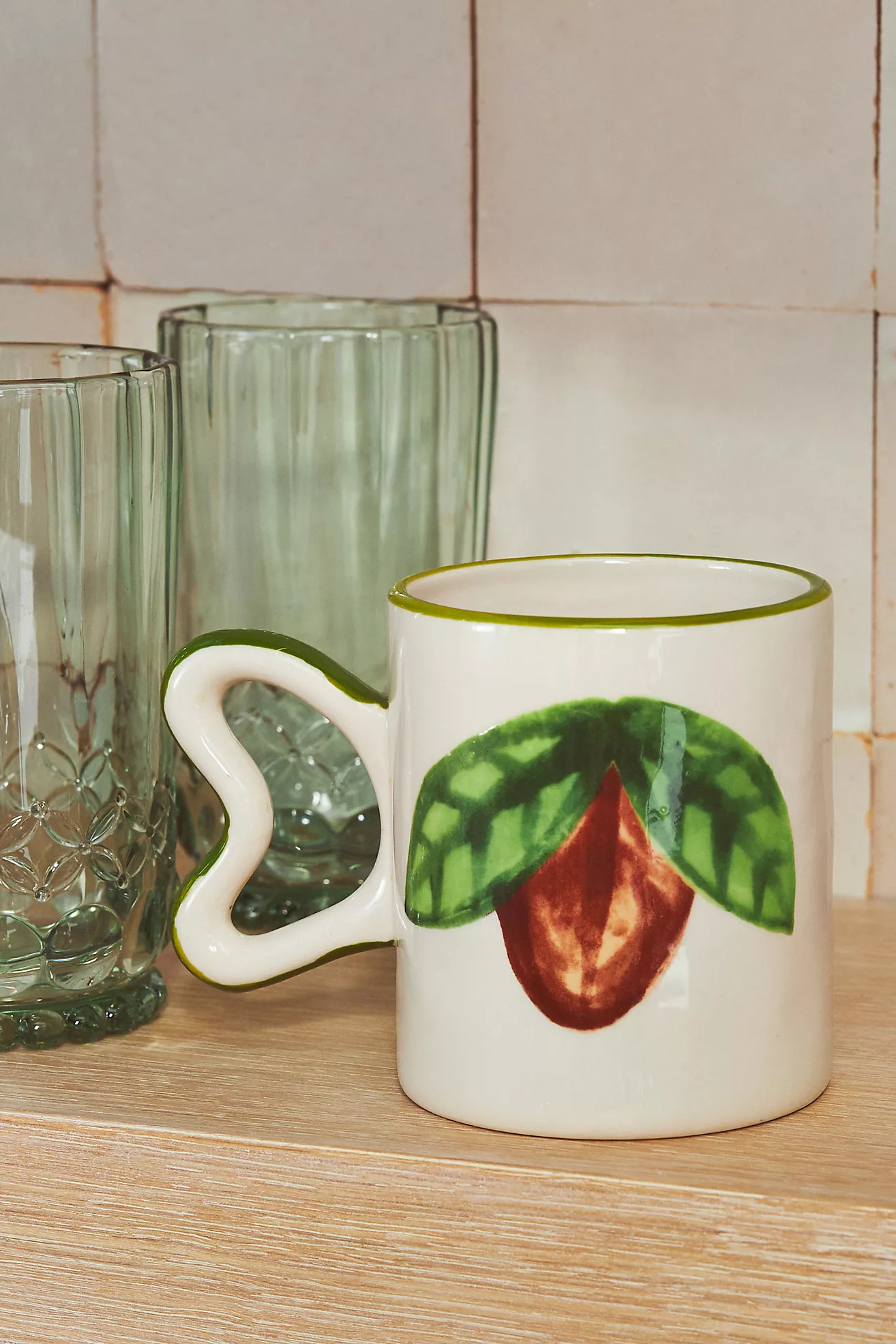 Harlie Brown Studio Belle Journée Stoneware Mug | Anthropologie (US)