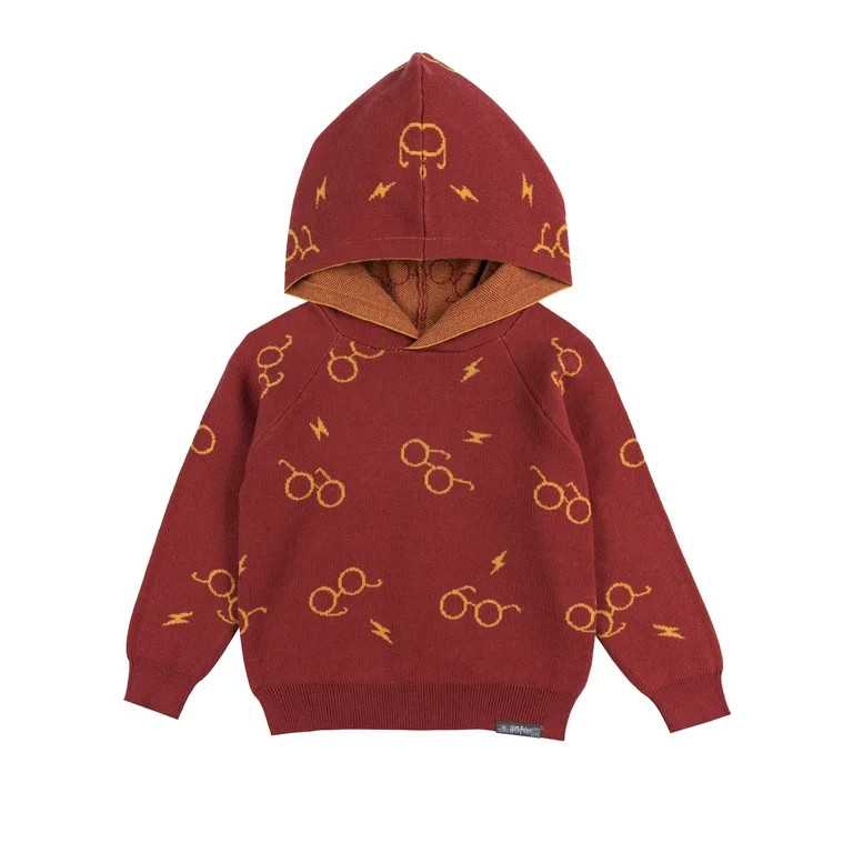 Modern Moments x Harry Potter Toddler Neutral Sweater Knit Hoodie, Sizes 12M-5T - Walmart.com | Walmart (US)