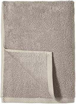 Amazon Basics Quick-Dry, Luxurious, Soft, 100% Cotton Bath Towels, Platinum - Set of 2 | Amazon (US)